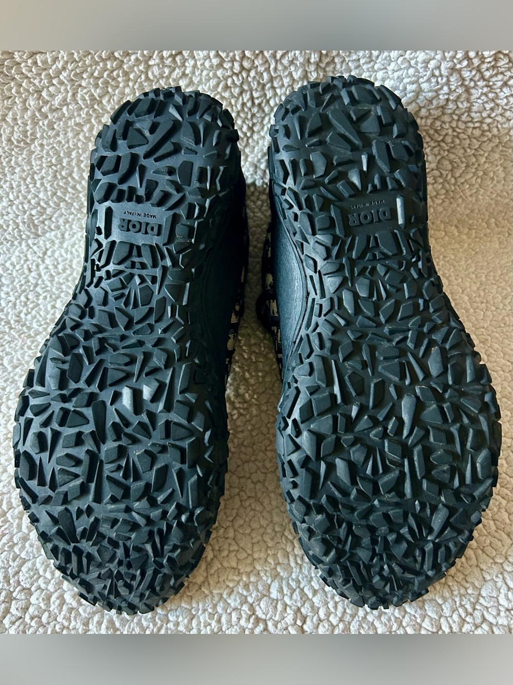 Dior Men’s Diorizon Black and White Monogram Ankle Boots - Size 11, EU 45 - Picture 7 of 10